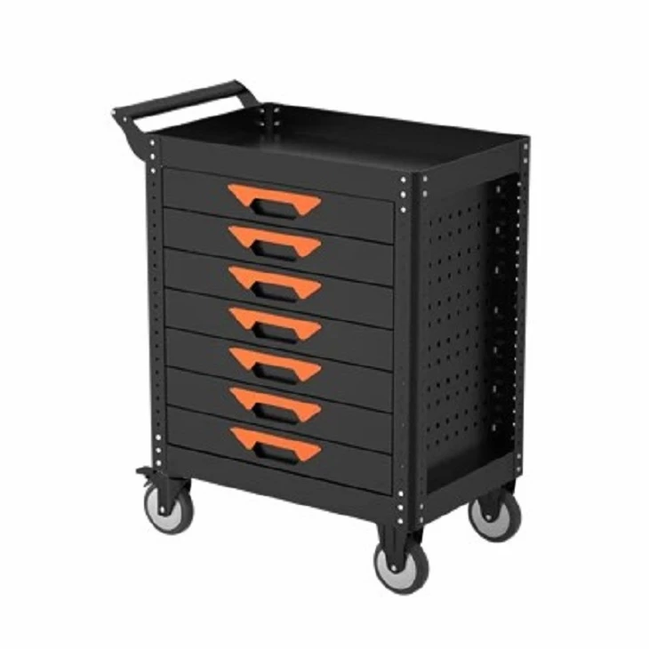 Tool Cart With Top Tray And Drawers